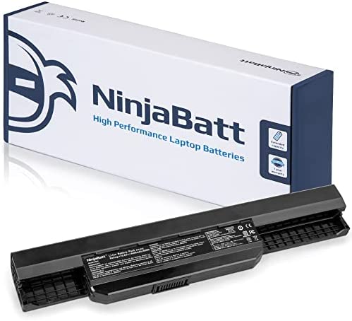NinjaBatt Batterie pour ASUS A32-K53 A41-K53 K53E K53S K53SV A53E A53S X53S X54H 07G016H31875 A43S X44H K53SD A53 A54 K53 A54C A42-K53 - Longue Durée [6 Cellules/4400mAh/48Wh] Fiche Technique et Prix au Maroc