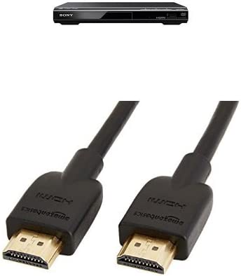 Sony DVP-SR760H Lecteur de DVD / Lecteur de CD & Amazon Basics Câble HDMI 2.0 haut débit Compatible Ethernet / 3D / retour audio [Nouvelles normes] 1,8 m Fiche Technique et Prix au Maroc
