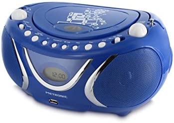 Metronic 477132 Radio / Lecteur CD / MP3 Portable Square avec Port USB - Bleu Foncé Fiche Technique et Prix au Maroc