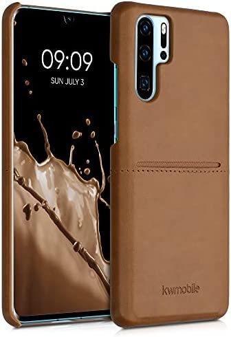 kwmobile Coque Compatible avec Huawei P30 Pro - Housse Similicuir avec Compartiment pour 2X Cartes - Marron Clair Fiche Technique et Prix au Maroc