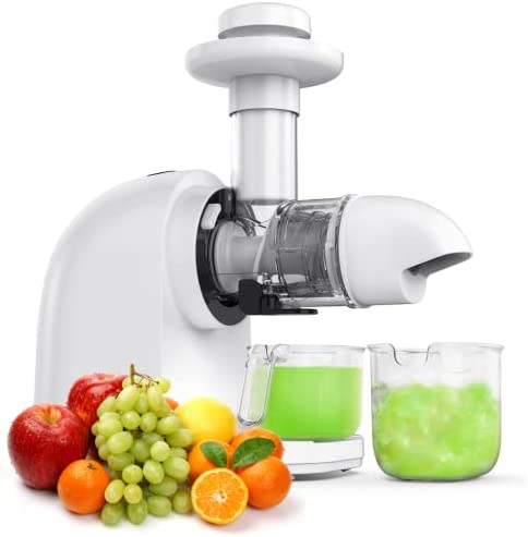 Extracteurs de Jus, Extracteur de Fruits et Légumes 70RPM Presse-agrumes Lent avec Fonction Anti-colmatage, Filet à Crème Glacée et Passoire à Jus, 150W Fiche Technique et Prix au Maroc