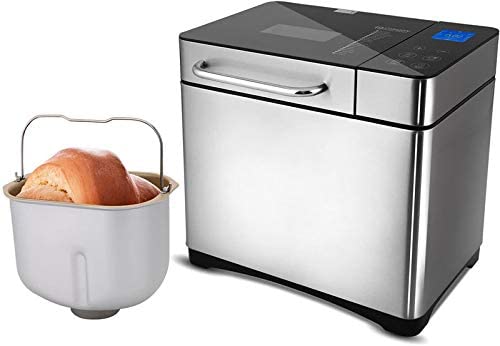 COOCHEER Machine à Pain 19 Programmes, Machine à Pain Automatique pour Pain, Baguette, et Yaourt, Antiadhésif, Minuteur Programmable 15h, Écran rétro-éclairé Bleu, sans BPA,Certification FDA Fiche Technique et Prix au Maroc
