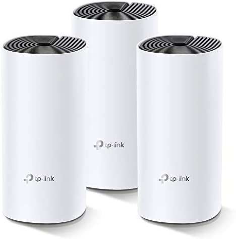 TP-Link Deco M4 (3-pack) WiFi Mesh AC 1200 Mbps Système WiFi pour toute la maison - Couverture WiFi de 320㎡, 2 ports Ethernet Gigabit, Contrôle parental, Compatible avec toutes les Box Fiche Technique et Prix au Maroc