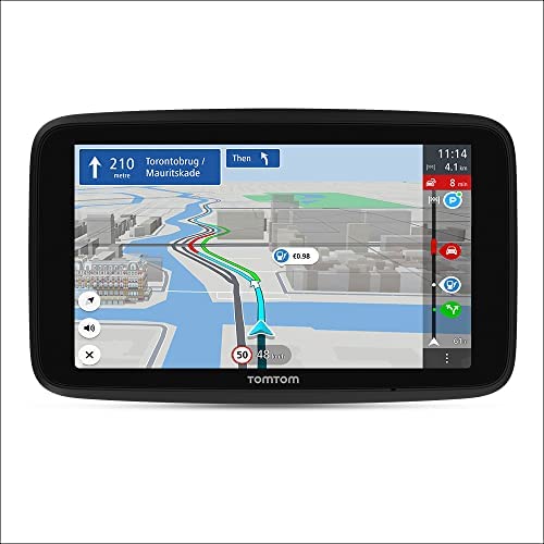 TomTom GPS Voiture GO Discover, 7 Pouces, Info Trafic, Alertes de Zones de Danger, Cartes Monde, Mise à Jour Rapide via WiFi, Parking, Prix du Carburant, Fixation Magnétique Alimentée Fiche Technique et Prix au Maroc