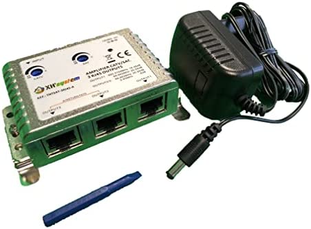 XH'system Repartiteur TV: TNT/Sat 1 Entree F/3 Sorties RJ45 Fiche Technique et Prix au Maroc