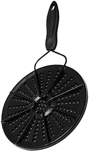 YARNOW Diffuseur de Chaleur Plaque Réducteur de Flamme Émail Garde-Flamme Mijoter Anneau Plaque de Cuisson Protecteur de La Chaleur Dompteur pour La Maison Cuisine Cuisson Noir Fiche Technique et Prix au Maroc