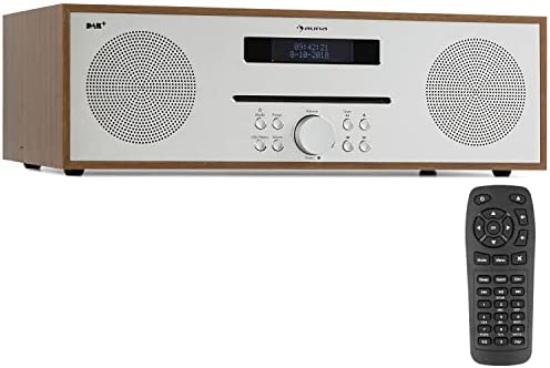 Auna Silver Star Radio Portable CD, Chaine HiFi, Poste Radio Numérique Dab/Dab+/FM et Streaming, Radio Portables Stéréo, Écran LCD, Radio FM, MP3, Port AUX, Alarme Reveil, Lecteur CD Bluetooth Fiche Technique et Prix au Maroc