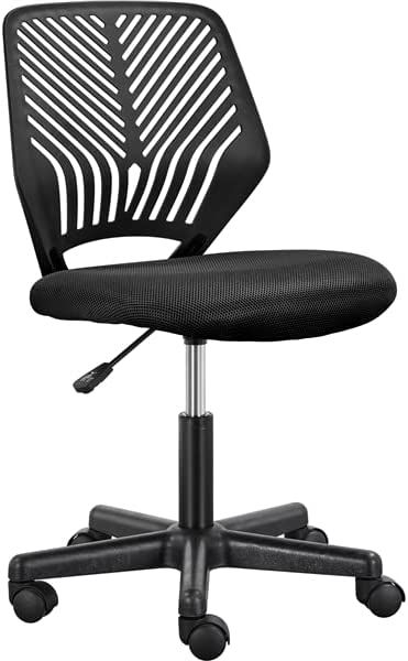 Abician Chaise de Bureau en Maille, Fauteuil d'ordinateur Réglable sans Accoudoirs, Chaise Pivotante à Dossier Moyen, pour Travail Étude Gaming Noir Fiche Technique et Prix au Maroc