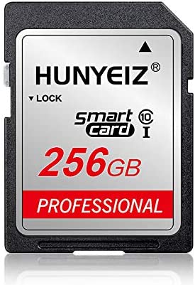 Carte mémoire SD 256 Go Carte mémoire Flash numérique de sécurité à Vitesse Rapide Classe 10 pour Appareil Photo, vidéastes, Vloggers et Autres appareils compatibles avec la Carte SD (256 Go) Fiche Technique et Prix au Maroc