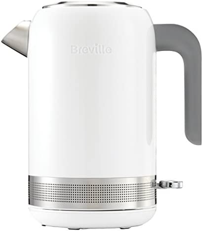 Breville - VKJ944X - bouilloire électrique - Collection ultra brillante - 3000 W pour une ébullition rapide - capacité de 1,7 litre - blanc avec finitions métallisées Fiche Technique et Prix au Maroc