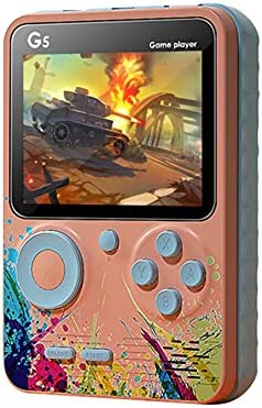 BIBOKO Console de jeu portable, G5 intégrée 500 jeux Mini console de jeu vidéo rétro portable 3" classique de poche Fiche Technique et Prix au Maroc