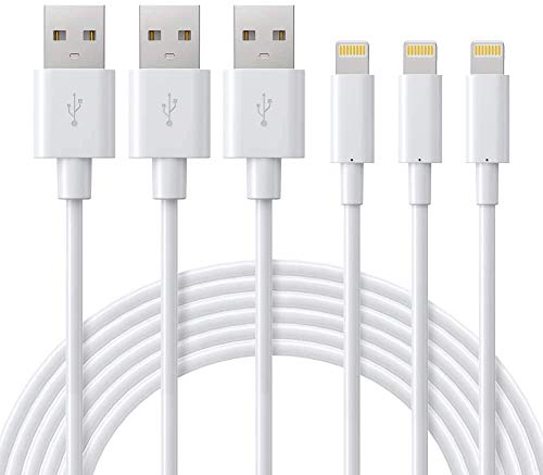 ilikable Lot de 3 Câble iPhone 2M Cable Chargeur iPhone Certifié MFi Câble Lightning avec Connecteur Résistant Charge Rapide Compatible avec iPhone 11/XS/8 Plus/7 Plus/6s/iPad Air/Airpods-Blanc Fiche Technique et Prix au Maroc