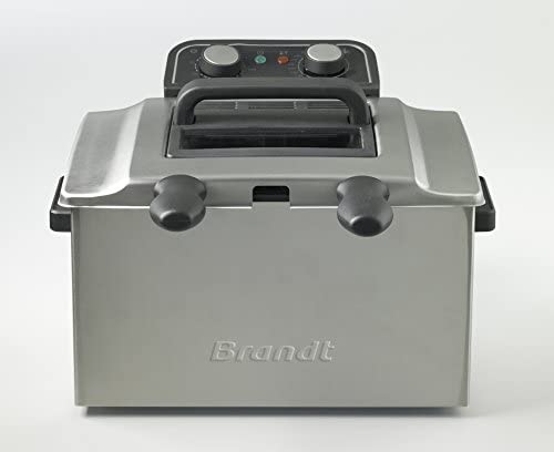 BRANDT - FRI2203E - Friteuse 100% sans BPA - Grande Capacité de 5 Litres - indicateurs Lumineux - Thermostat réglable jusqu'à 190°C - Puissance : 3000W Fiche Technique et Prix au Maroc