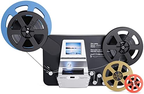 Scanner de Film Super 8/8mm,Convertisseur Film en Numérique (Film en Rouleau 3", 5", 7" et 9"),Vidéo Numériseur avec écran LCD 2,4",1080P et Carte Mémoire SD 32 GO Fiche Technique et Prix au Maroc