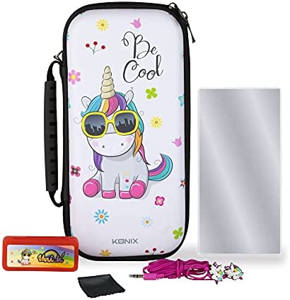 Konix Unik Pack d'accessoires gaming Starter Kit pour Nintendo Switch - Housse - Boite rangement jeux - Écran de protection - Écouteurs Fiche Technique et Prix au Maroc
