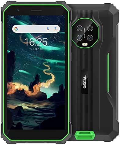 Téléphone Portable Incassable, OSCAL S60 Pro Smartphone Android 11(4Go+32Go-SD 1To, Octa-Core, 5580mAh, Quatre Caméras 13MP+8MP, Écran 5.7" HD+)Smartphone Antichoc Étanche, Dual Sim 4G/GPS/Face ID/NFC Fiche Technique et Prix au Maroc