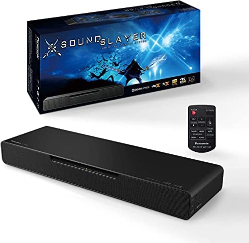 Panasonic SoundSlayer SC-HTB01 | Barre de Son Compacte Gaming (80W, Caisson de basses int., 2.1 ch, Dolby Atmos, DTS:X, 3 modes Son RPG/FPS/Voix, 2 HDMI, Bluetooth, PC/TV/Consoles) - Version Française Fiche Technique et Prix au Maroc