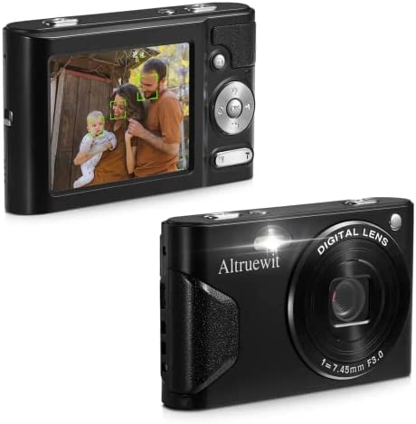 Altruewit Appareil Photo numérique 48MP 16X Zoom pour Enfants, Adolescents, débutants Mini étudiants Caméra vidéo compacte Appareil Photo Portable pour Enfants avec Mode Macro, 2,7" HD TFT (Blanc) Fiche Technique et Prix au Maroc