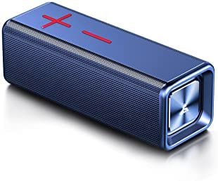 Enceinte Bluetooth 5.0 sans Fil Portable Hi-FI Stéréo Bass Etanche Eau Poussière Autonomie 20h pour Sorties Fitness Voitures Connectable TV PC Téléphone Tablette (Bleu) Fiche Technique et Prix au Maroc