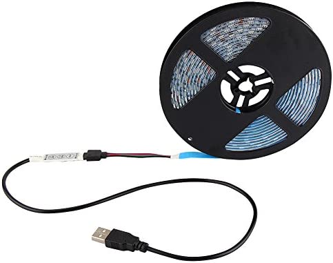 JIAN YA NA USB étanche LED Bande 300 unités SMD 5050 LED lumière Bandes DECORATIFS (RGB) 5m (16,4 Pieds) RGB Fiche Technique et Prix au Maroc