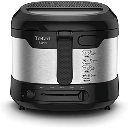 TEFAL FF215D Uno M Friteuse, 1 Kilogram, Acier Inoxydable/Noir Fiche Technique et Prix au Maroc