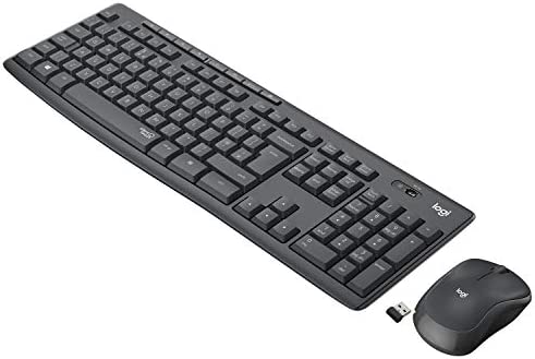 Logitech MK295 Ensemble Souris Clavier sans Fil – SilentTouch, pavé numérique, Boutons Raccourci, Suivi Optique, récepteur USB Nano, Souris sans Fil zéro Latence, Clavier AZERTY Français - Noir Fiche Technique et Prix au Maroc