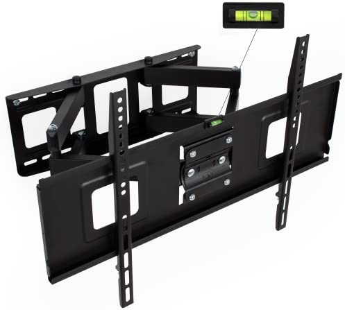 TecTake Support Mural TV Max 120 kg Universel inclinable et pivotant pour écrans Plats Vesa Max. 600 x 400 32-65" 81-165cm Distance du Mur Seulement 70 mm Fiche Technique et Prix au Maroc