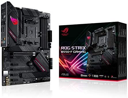 ASUS ROG Strix B550-F Gaming AMD AM4 Zen 3 Ryzen 5000 & 3ème génération Ryzen ATX Gaming Carte mère (PCIe 4.0, 2,5 Go LAN, BIOS Flashback, HDMI 2.1, Adressable Gen 2 RGB Header et Aura Sync) Fiche Technique et Prix au Maroc