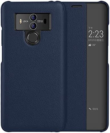 Coque Huawei Mate 10 Pro, Smart View Étui à Rabat en Cuir, [Mode D'économie D'énergie][Protección Integral](Mate10 Pro,Bleu) Fiche Technique et Prix au Maroc