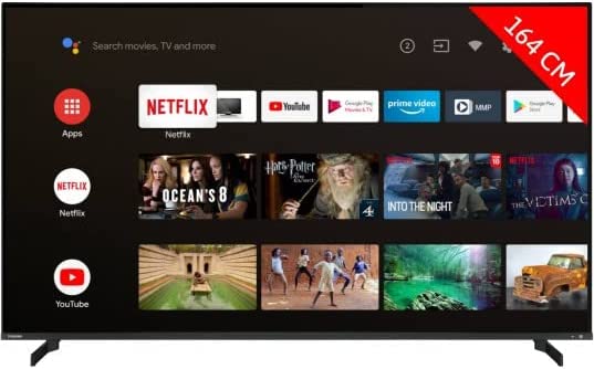 Toshiba TV LED 4K 164 cm 65QA5D63DG Fiche Technique et Prix au Maroc