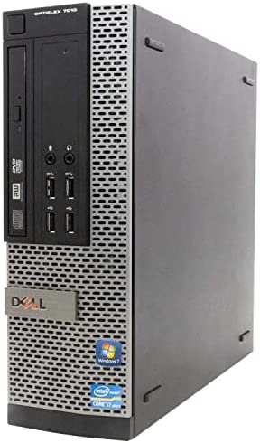 Ordinateur de bureau DELL Optiplex 7010 SFF i7 3770 jusqu'à 3,9 GHz, port série RS232 Windows 10 Pro PC fixe SmartWorking (reconditionné) (avec antenne Wi-Fi USB, 32 Go RAM SSD 480 Go) Fiche Technique et Prix au Maroc