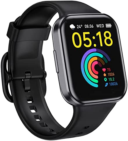 Montre Connectée Homme Femme, 1.69'' Smartwatch, 25 Modes Sport Montre Intelligente, Moniteur de Fréquence Cardiaque Sommeil Podomètre Calories Chronometre GPS Partagé, Etanche IP68 Bracelet Connecté Fiche Technique et Prix au Maroc
