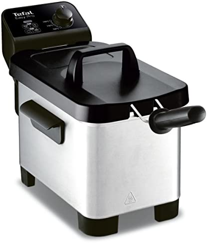 Tefal FR331070 Friteuse Semi-Pro Easy Pro 3L Zone Froide et Couvercle de Rangement Gris/Noir Fiche Technique et Prix au Maroc
