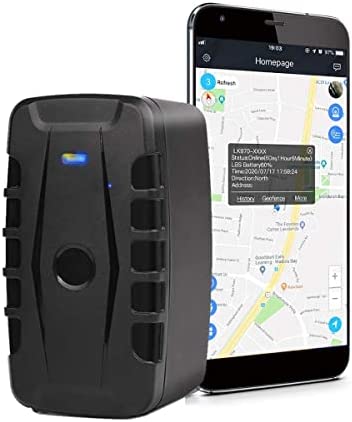 Traceur GPS Voiture, 20000 mAh 240 Jours en Veille Traqueur GPS de Véhicule Vocal Étanche IP65 Aimants Dispositif de Suivi d'alarme de Choc de Chute avec Application de Suivi en Ligne Gratuite Fiche Technique et Prix au Maroc