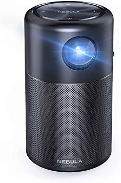 Nebula Capsule,par Anker,Mini projecteur Wi-FI Intelligent,100 lumens Ans,Enceinte 360°,projecteur de Films,Image 100 Pouces,autonomie de Lecture vidéo de 4 Heures,Divertissement à Domicile Fiche Technique et Prix au Maroc