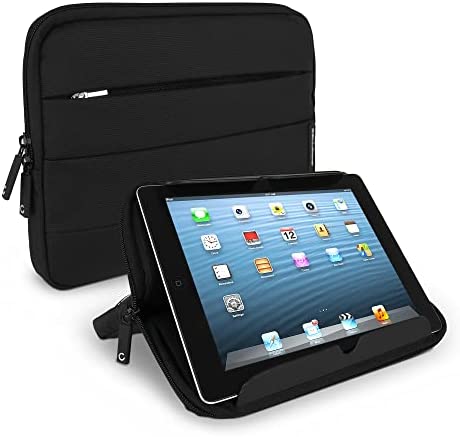 CELLONIC® Housse pour Tablette Universelle de 10.1 Pouces en Nylon Noir – Étui de Protection avec Bulles Antichocs et Fonction de Support, capitonnage de Bulles, imperméable | Pochette,Étui Souple Fiche Technique et Prix au Maroc