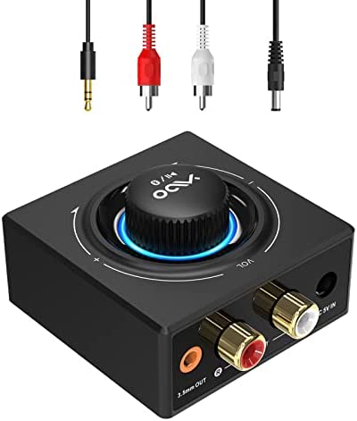 B06T3 Récepteur Bluetooth 5.0, Adaptateur Audio avec 2 x RCA et convertisseur de câble Audio 3,5 mm pour Voiture, téléphone, Tablette, Ordinateur Portable, Macbook Fiche Technique et Prix au Maroc