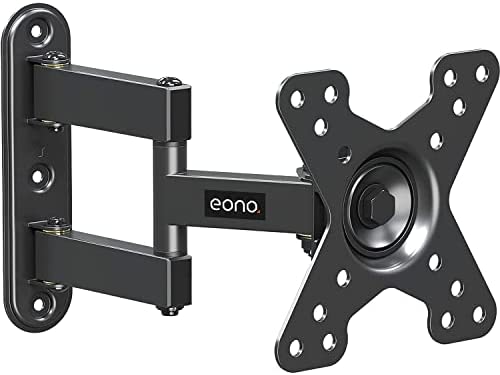 Amazon Brand - Eono Support de Fixation Murale pour TV,écran, entièrement articulé, pivotant à 360° et inclinable, pour écran de PC et TV de 10 à 26 Pouces ，25,4 à 66 cm PL2463 Fiche Technique et Prix au Maroc