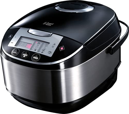 Russell Hobbs Autocuiseur [Mutifonction: 1 seul appareil pour tout cuire] CookAtHome (900W, 11 Programmes, Cuiseur de riz, Panier Vapeur, Départ Différé, Ecran LED) Multicuiseur 21850-56 Fiche Technique et Prix au Maroc