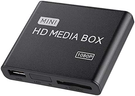 Eboxer Mini Lecteur Multimédia Full HD Boîtier Media Player 1080 P Support USB MMC RMVB MP3 AVI MKV pour Maison(Noir) Fiche Technique et Prix au Maroc