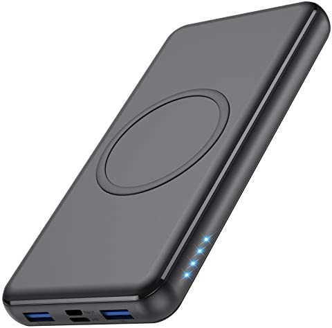 iPosible 10 W Power Bank sans Fil 26 800 mA,【18 W PD Type-C&USB QC 3.0 】 Chargeur Portable sans Fil Rapide Qi Chargeur Portable sans Fil Batterie Externe pour iPhone 13 12 11,Samsung-Noir Fiche Technique et Prix au Maroc