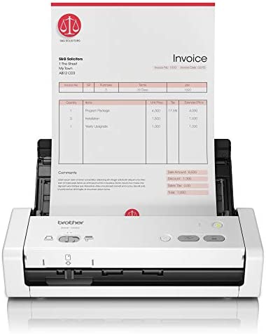 Brother ADS-1200 Scanner de Documents Compact et Portable | Couleur | A4 | Scan en une Seule Touche vers PC et Clé USB Fiche Technique et Prix au Maroc