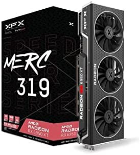 XFX – Carte Graphique de Jeu Speedster MERC319 RX 6950XT avec 16 Go GDDR6 HDMI 3xDP, AMD RDNA 2 RX-695XATBD9, Noir Fiche Technique et Prix au Maroc