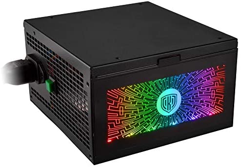 Kolink Core RGB 80 Plus Alimentation PC 600 Watt, Ventilateur de 120 mm Éclairage LED RVB Boitier Dalimentation Alimentation Ordinateur ATX Fiche Technique et Prix au Maroc