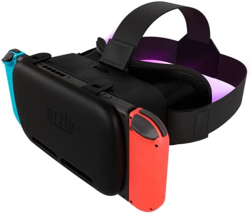 Orzly Casque VR pour Nintendo Switch et Switch OLED Console, Casque de réalité virtuelle 3D VR Jeux, Lunettes VR Accessoires - édition Coffret Cadeau Fiche Technique et Prix au Maroc