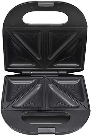 Smzj Cuisine éLectrique 2 Tranches Appareil à Sandwich Grille-pains Sandwich Grill 750W Presse à Paninis Non Stick Surface en Acier Inoxydable/argent/A Fiche Technique et Prix au Maroc