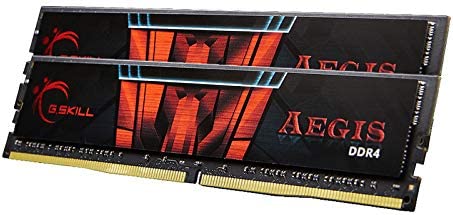 Kit Barrettes mémoire 32Go (2x16Go) DIMM DDR4 G.Skill Aegis PC4-19200 (2400 MHz) (Noir et Rouge) Fiche Technique et Prix au Maroc