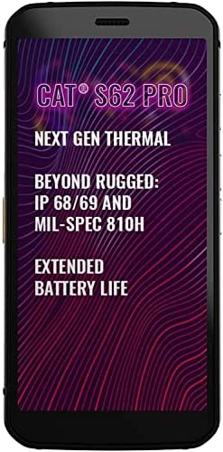 Cat phones Caterpillar Cat S62 Pro - Smartphone 128GB, 6GB RAM, Dual Sim, Black Fiche Technique et Prix au Maroc