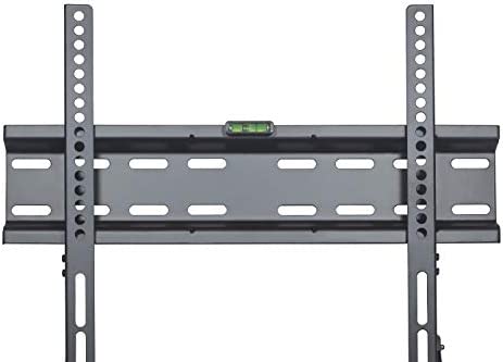 Support Mural TV pour Téléviseurs LCD LED Plasma Plats/Incurvé de 23 à 55 Pouces, Support Mural avec Max VESA 400x400 mm Charge 50 kg Niveau à Bulle Incluses Fiche Technique et Prix au Maroc