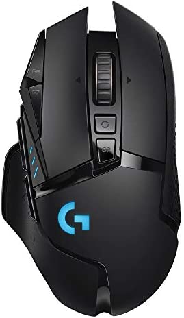 Logitech G502 LIGHTSPEED Souris Gamer sans Fil, Capteur Gaming HERO 25K, 25 600 PPP, RGB, Ultra-Léger, 11 Boutons Programmables, Batterie Longue Durée, POWERPLAY-compatible, PC - Noire Fiche Technique et Prix au Maroc